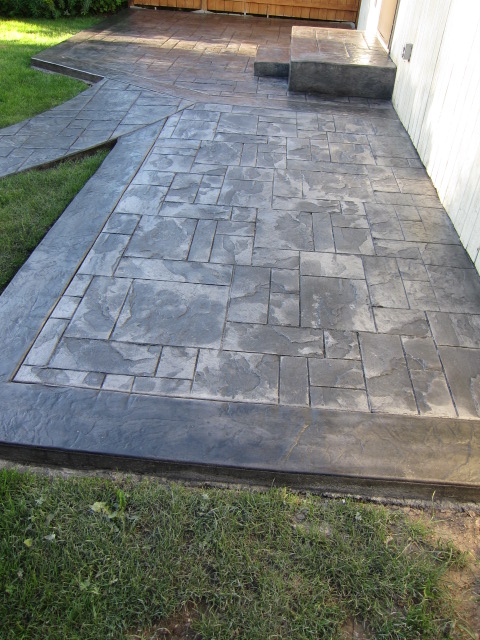 Seamless Caesar Slate Border